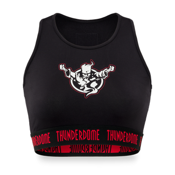 Thunderdome スポーツトップス 黒／赤 image