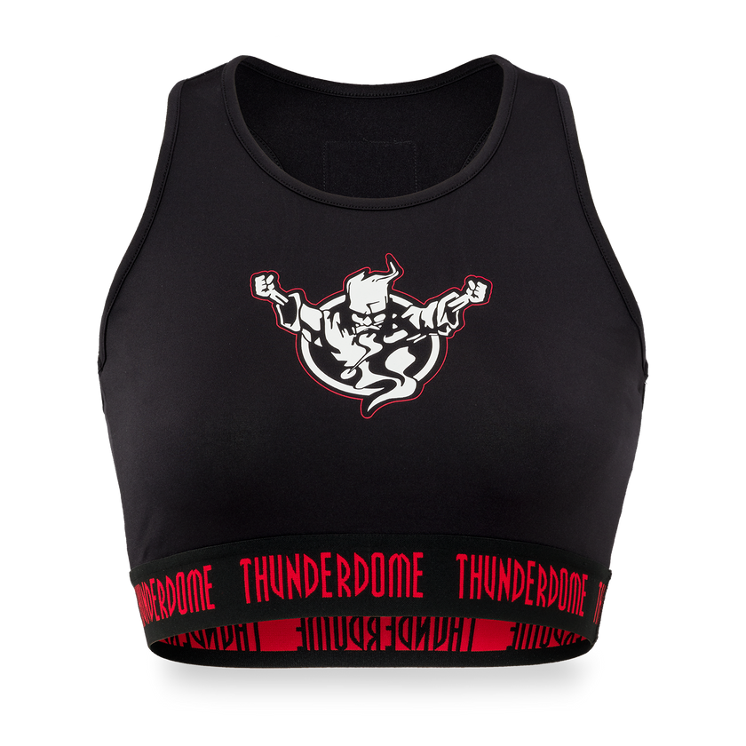 Thunderdome sport top black/red - gabber hardcore merchandise