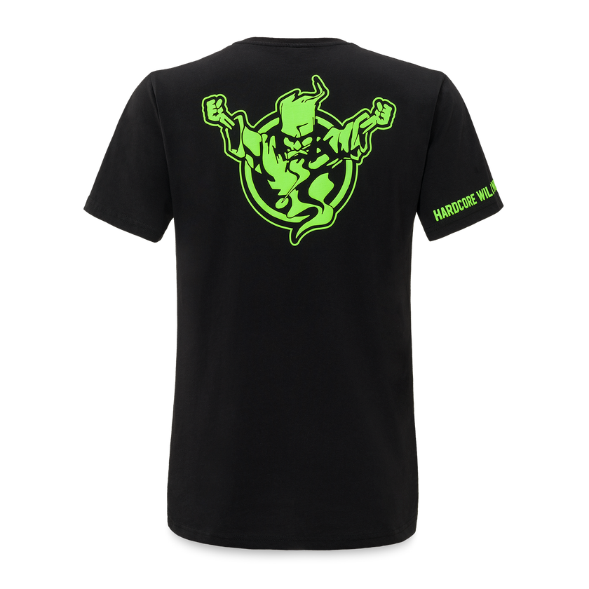 Thunderdome t-shirt black/fluor green - gabber hardcore merchandise