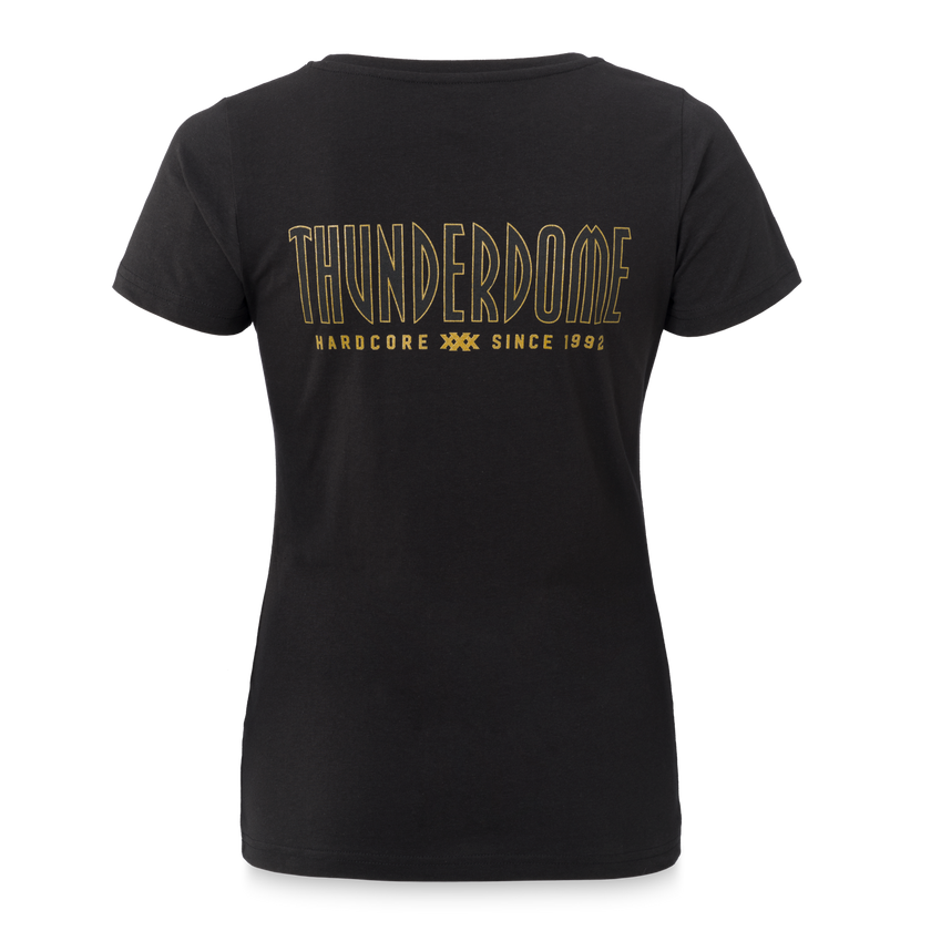 Thunderdome t-shirt black/gold - gabber hardcore merchandise