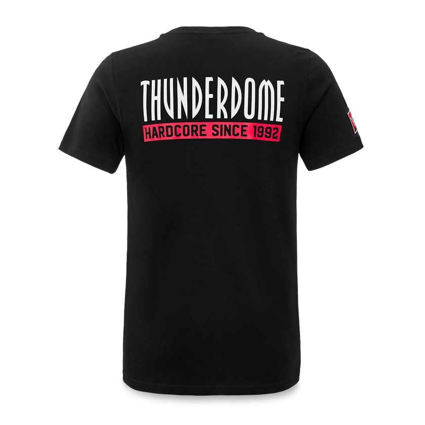 Thunderdome t-shirt black/red - gabber hardcore merchandise
