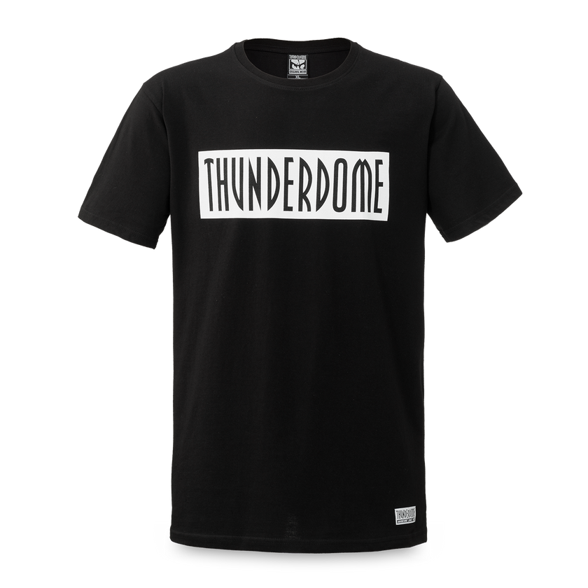 Thunderdome t-shirt black/white - gabber hardcore merchandise