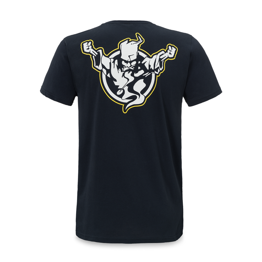 Thunderdome t-shirt navy/yellow - gabber hardcore merchandise