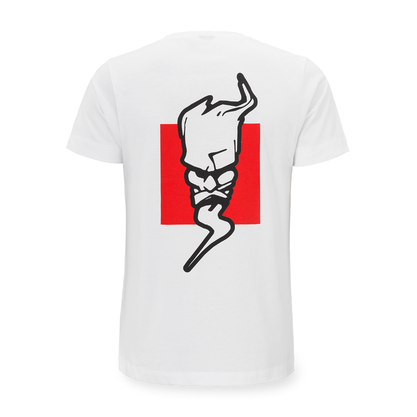 Thunderdome t-shirt white - gabber hardcore merchandise