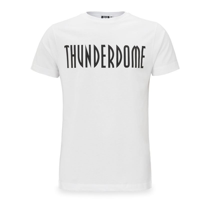 Thunderdome t-shirt white - gabber hardcore merchandise