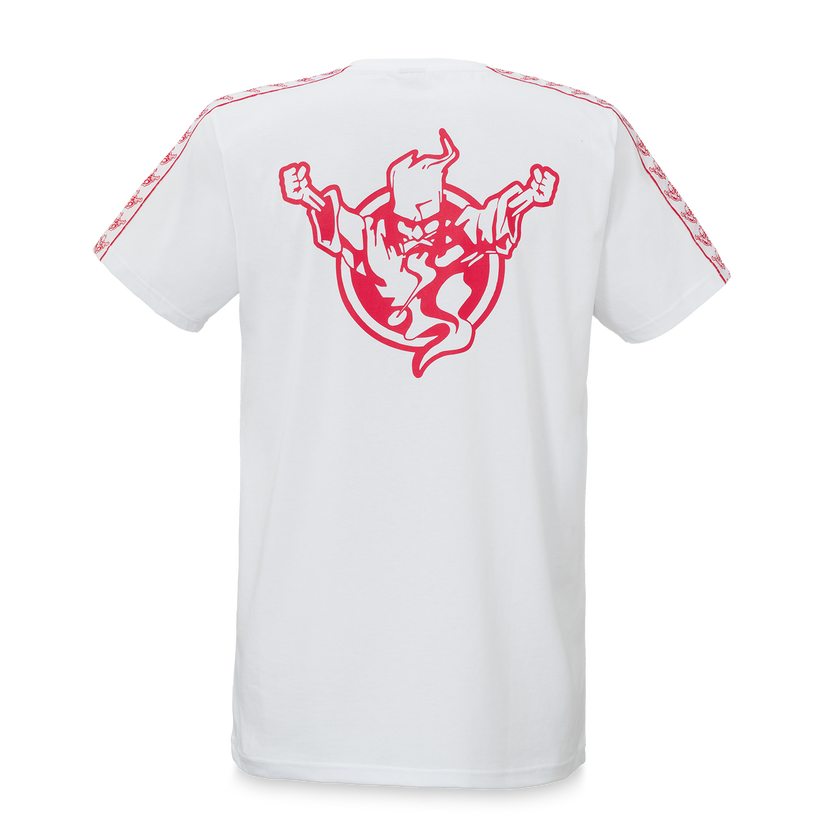 Thunderdome t-shirt white/red - gabber hardcore merchandise