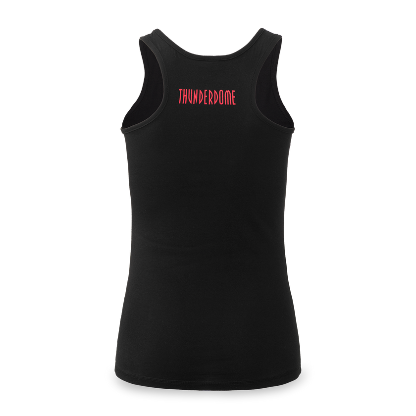 Thunderdome tanktop black/red - gabber hardcore merchandise