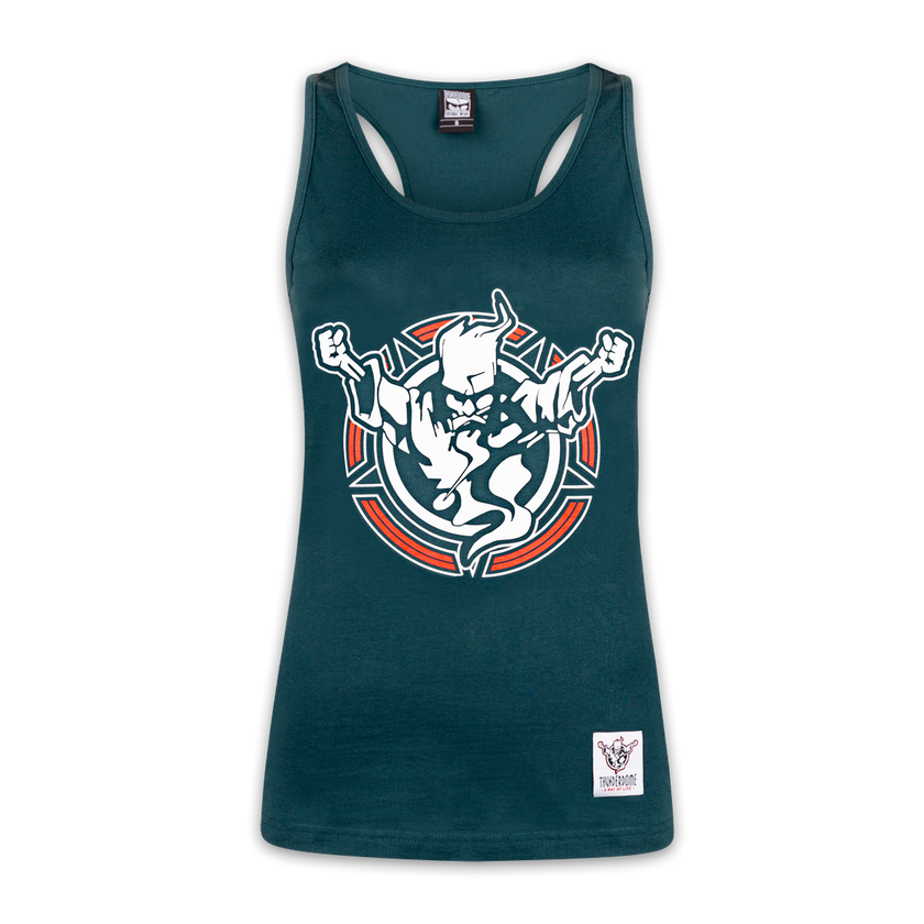 Thunderdome tanktop petrol - gabber hardcore merchandise
