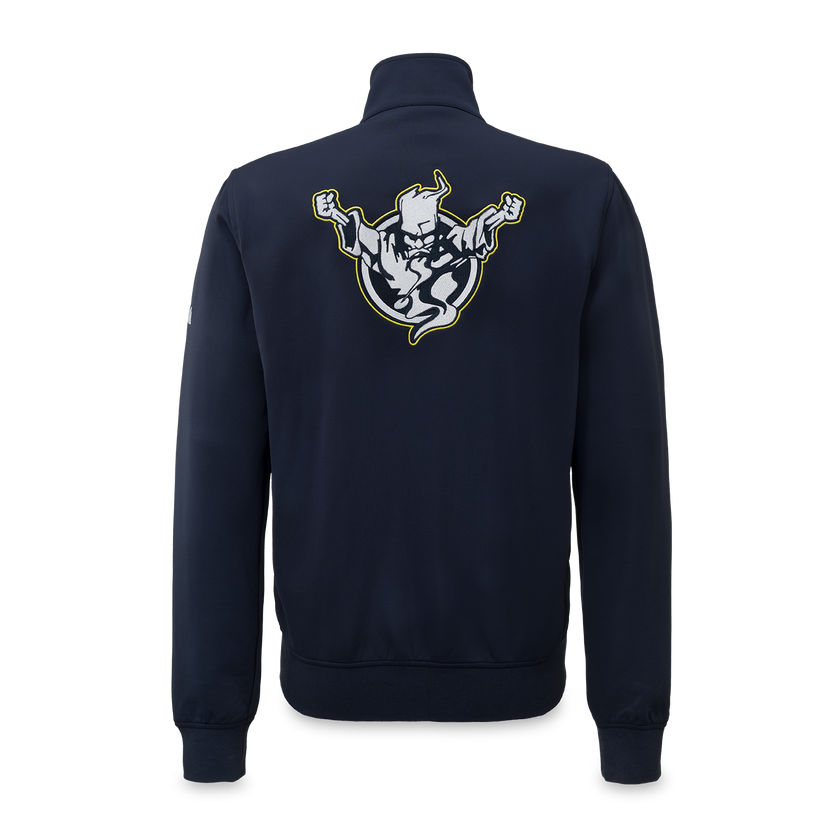 Thunderdome track jacket navy/yellow - gabber hardcore merchandise
