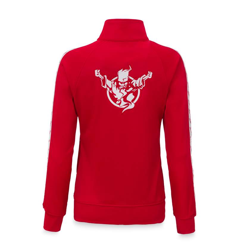 Thunderdome track jacket red/white - gabber hardcore merchandise