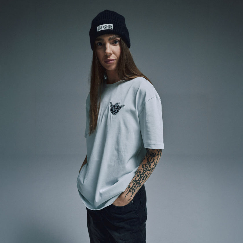 Thunderdome Monochrome Cool Grey T-shirt