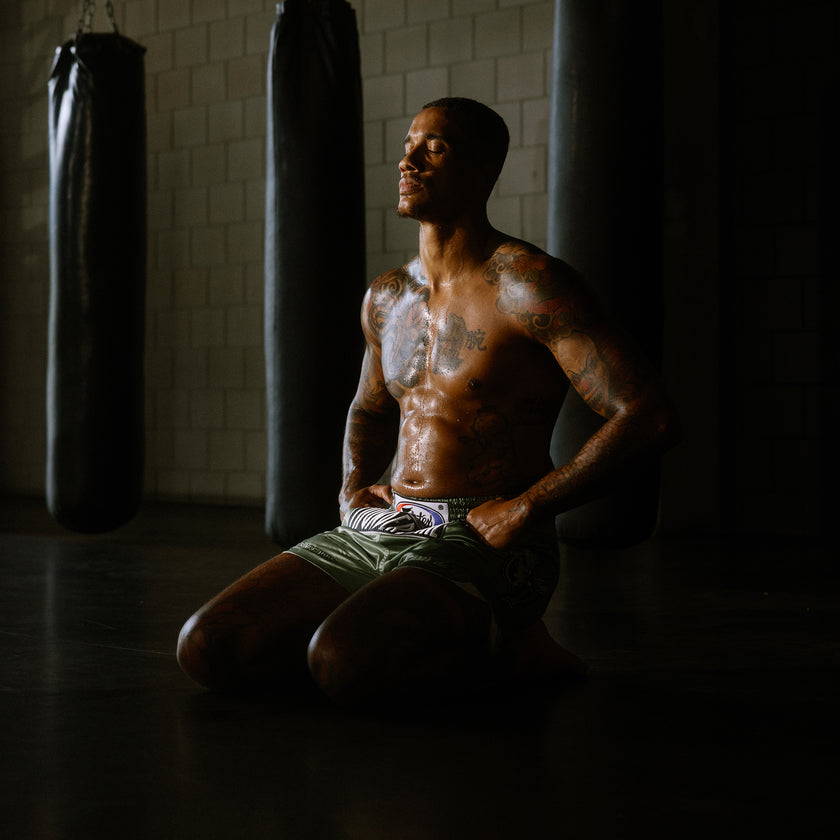 Thunderdome x Fairtex Green Muay Thai Shorts