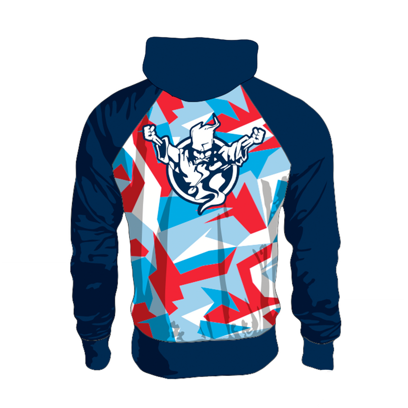 Thunderdome hooded men blue/red