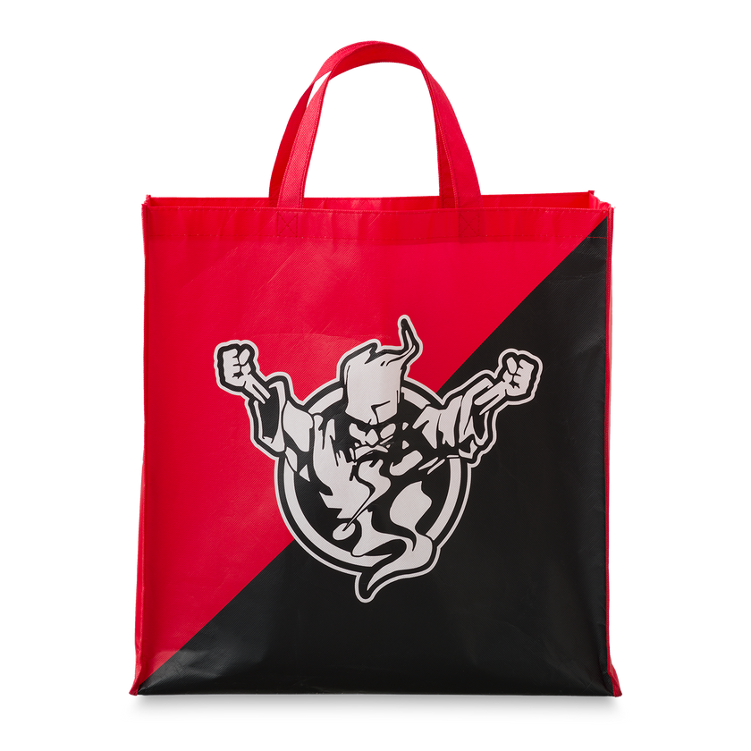 Thunderdome shopper bag red/black