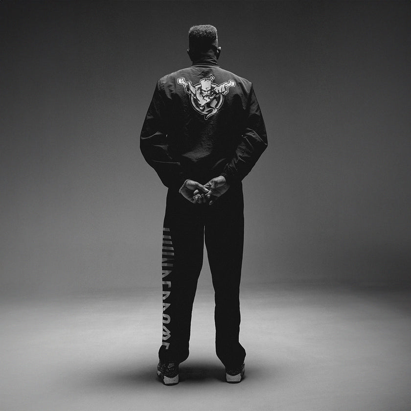 Thunderdome Monochrome Black Track jacket