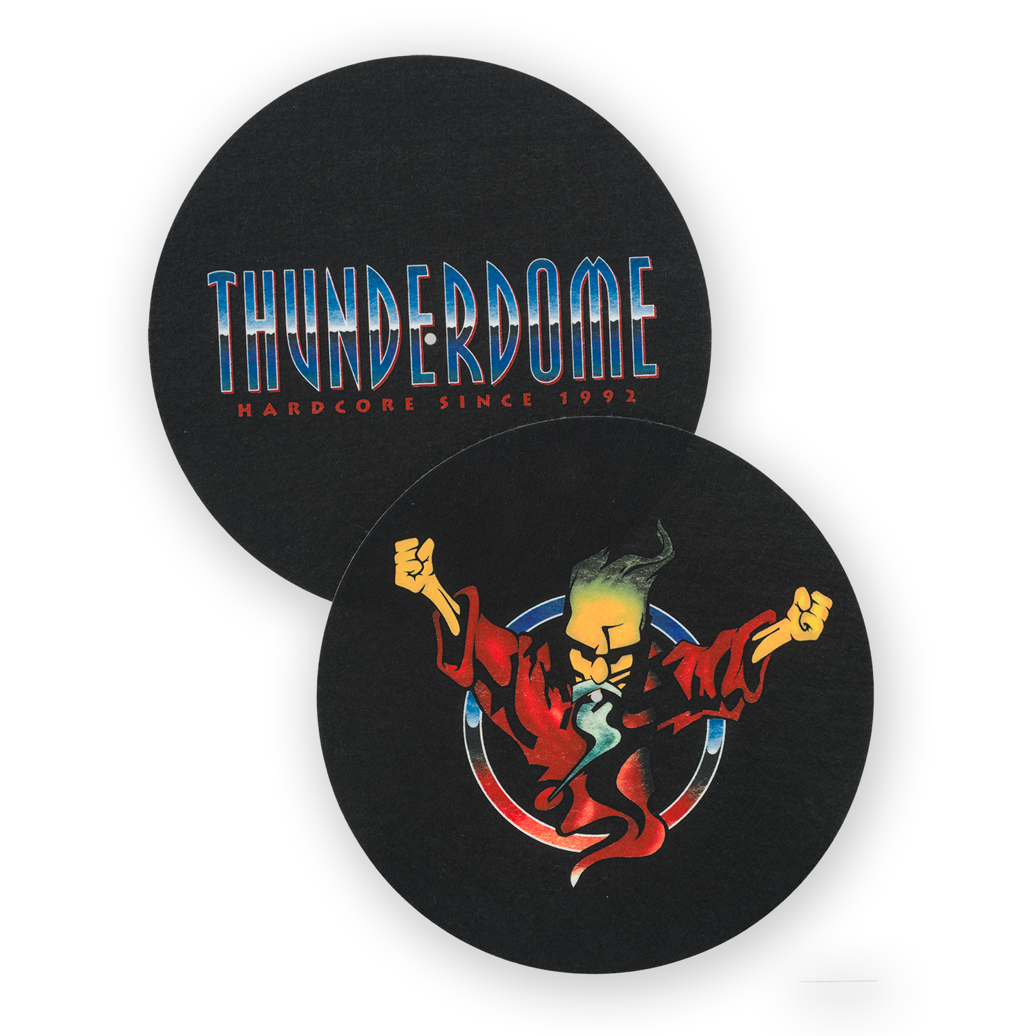 Thunderdome Turntable slipmat 2-pack