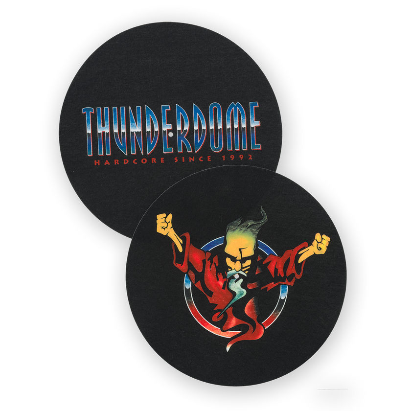 Thunderdome Turntable slipmat 2-pack