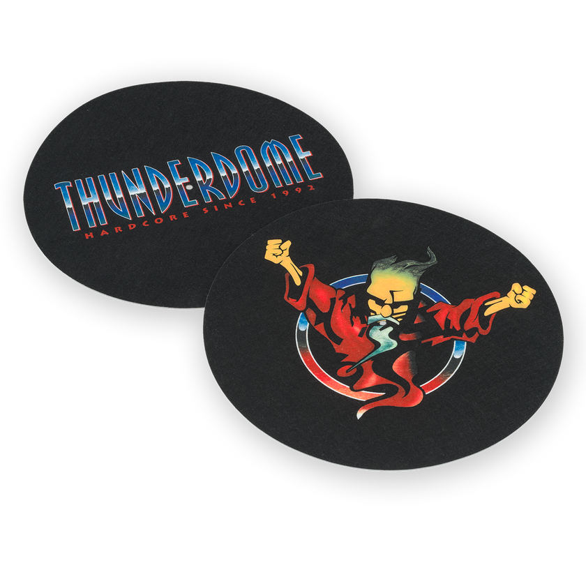 Thunderdome Turntable slipmat 2-pack